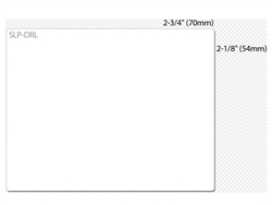 Seiko SLP-DRL Disk Labels 2 1/8" x 2 3/4" (320 Labels/Roll)