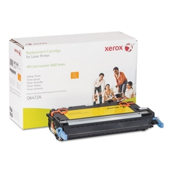 Xerox 006R01340 ( 6R1340 ) ( HP Q6472A ) ( 502A ) Compatible Yellow Cartridge